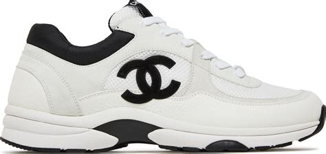 all black chanel trainers womens|chanel sneaker black and white.